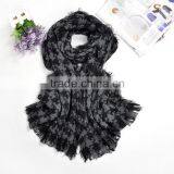 New Arrvial Wool Houndstooth Winter Women Shawls thumbnail-5