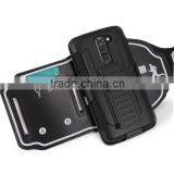 Sweatproof and Detachable Sports Armband,key and Credit Card Holder Dual Layers Protective for LG K7 thumbnail-4