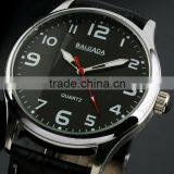 New Classic Black Dial Elegant Men Leather Strap Man's Quartz Watch WM244 thumbnail-1