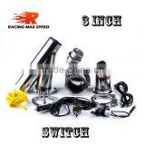 3 Inch Type y 304 Stainless Steel Exhaust Pipe Vacuum Valve With Switch