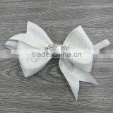 Wholesale Sequins Hair Bow Elastic Baby Headband Girls Accessories Supplier's Choice thumbnail-4