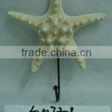 Polyresin starfish with metal hook