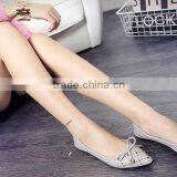 Fashion Silver Rhinestone Bridal Low Heel Wedding Shoes thumbnail-3