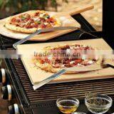 Cordierite Pizza Stone With Pizza Cutter and Serving Rack Quality Choice thumbnail-2