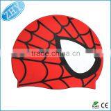 Customized Logo Available Silicone Swim Cap For Kids thumbnail-1