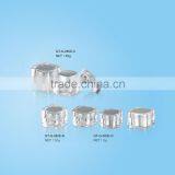 Empty Bottle Acrylic Cosmetic Jar Square Acryl Cream Series 5g 10g 25g