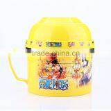 Preschool Portable and Colorful Three Layer Lunch Box