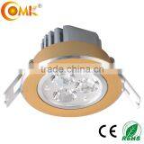 Pure Aluminum Led Ceiling Light 220 Volt 1w 9w Bridgelux Adjustable Ceiling Lamps Living Room thumbnail-4