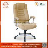 High Back Ergonomic Executive Leather Office Chair With Footrest thumbnail-1