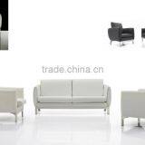 2 Seat Leather Sofa Steel Fram Sofa thumbnail-3