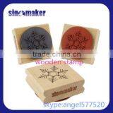 Hotsell Pattern Engraving Natural Wood Seal Stamper Column Shaped Stamp thumbnail-2