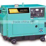 KAMA 5.25/6.25kva DC Output Single Phase Small Diesel Generator Silent Type for Sale