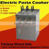 Commercial Restaurant Electric Pasta Noodle Boiler Cooker With Cabinet