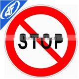 Reflective Adhesive no Stop Road Sign