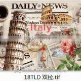 JRLP010 Computer Print 3D High Quality Pvc Synthetic &artifical Leather for Bag Wallpaper Guangzhou China Factory Dirtect Sell