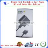Genuine Original Nook HD Tablet Charger, Nook HD+ Plus AC Adapter and USB Sync Cable for NOOK HD+