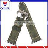 OEM 38mm 42mm Calf Leather Watch Band Pre-v Buckle Adapter for Apple Watch Strap thumbnail-6