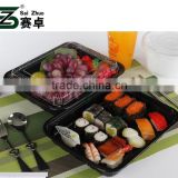 leakproof design 900ml disposable sushi container