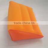 wedge pillow, fabric coated pvc inflatable leg rest pillow