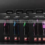 Hot Selling LED Flash Light 3.5mm Stereo Earphone Earbud Headphone Headset With Mic + USB Cable thumbnail-1