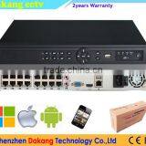 DAKANG 16CH 1080P POE NVR,P2P&ONVIF,16 Port Network POE Video Recorder, 2pcs SATA Port