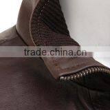 Short Customized Luxury Lambskin Leather Jacket for Men thumbnail-4