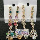 Wholesales Retro Diamond Earring Long Earrings Drop Earrings thumbnail-1