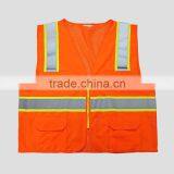 customized EN20417 & ANSI/ISEA 107-2010 high visibility safety vest