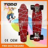 Custom Complete Mini Fish Cruiser Skateboard thumbnail-3