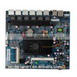 Intel Atom 6 Lan D525 Industrial Network Security Firewall Hardward pc Motherboard dc Power,sim,CF