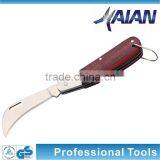 Stainless Steel Electrician's Knife With Wooden Handle or Plastic Handle thumbnail-3