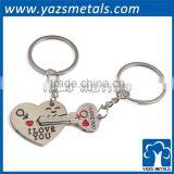 Metal Heart Shape Wedding Gifts Key Chain thumbnail-6