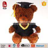 ICTI Custom Plush Graduation Teddy Bear With Bachelor Uniform thumbnail-1