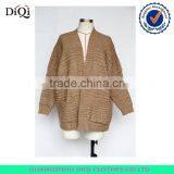 Women Heavy Knit Sweater Shawl Collar Cardigan thumbnail-3