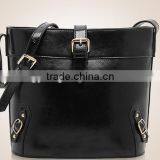Women Leather Messenger Shoulder Bag Bucket Style Crossboy Bag thumbnail-6