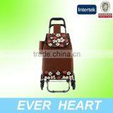 Multifunction Elderly Shopping Cart Trolley With Umbrella Pocket