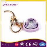 Customized Logo Heart Shape Frame Keychain Ring thumbnail-6