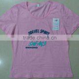Cotton Hot Sale Comfortable Short Sleeve Pink Kids T-shirt