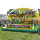 Army Green Inflatable Bouncy Moonwalk House
