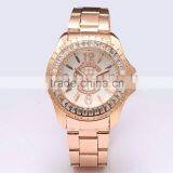 New Gold Steel Watches Luxury Women Watch Calendar Diamond Lady Watch thumbnail-2