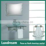 Wall Hung Tempered Glass Wash Basin