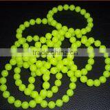 Fashion Transparent Silicone Rubber Bead Charm Bracelet