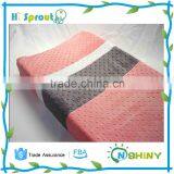 Grey and Blue Dolphin Design Changing Table With Dot Minkee thumbnail-1