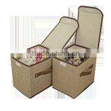 Linen Storage Eco-friendly Shower Caddy 16x16x16 Storage Cube Clothes Storage Boxes Amazon Fabric Cosmetic Organizer Folding thumbnail-6