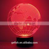 Cheap 3D Acrylic Table Earth Lamp Christmas Gift thumbnail-2