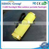 9 LED Flashlight Mini Outdoor Portable Flashlight thumbnail-1