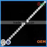 White Rhinestone Jewelry Pearl Roll Trimming Chain for Garment thumbnail-2