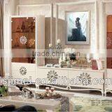 Modern MDF Panel High Glossy Shining White Wall Unit thumbnail-1