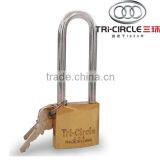 Tri-Circle Heavy Duty Brass Padlock With Long Shackle L262-265 thumbnail-4