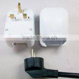 New Products 2015 Top Quality Germany to uk Adapter Plug,male to Male Electrical Plug Adapter,Euro to BS1363 Power Converter 13A thumbnail-3